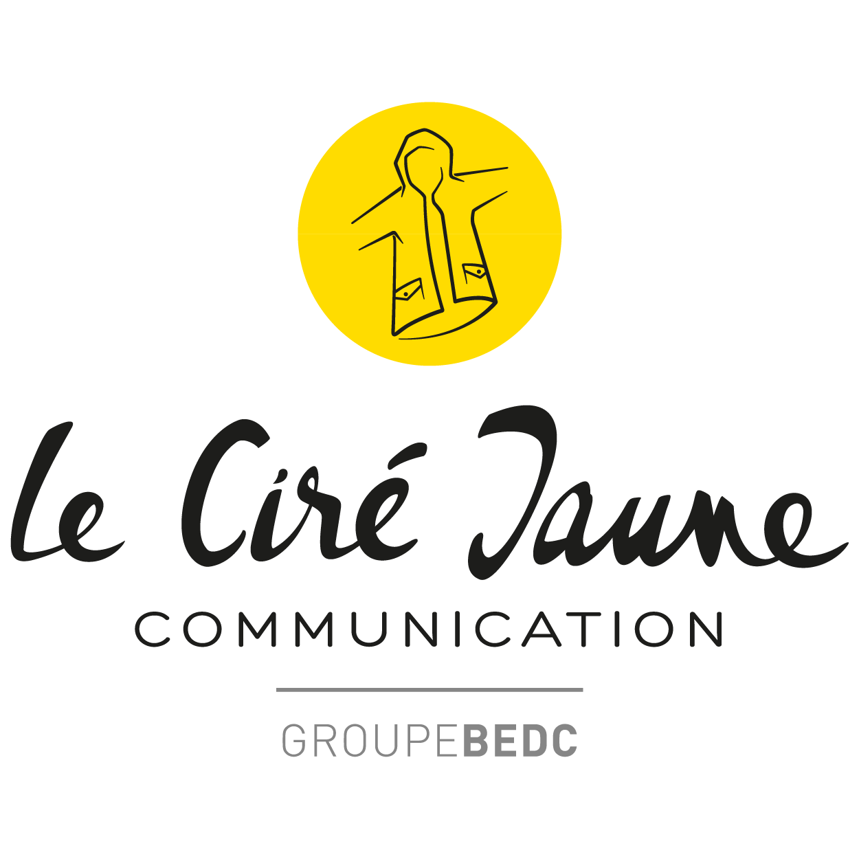 Logo de l'agence de communication Le Ciré jaune Communication